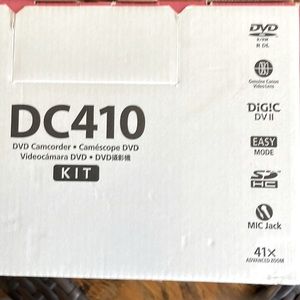 Canon digital dvd camcorder 2000X small silver like new been used one time